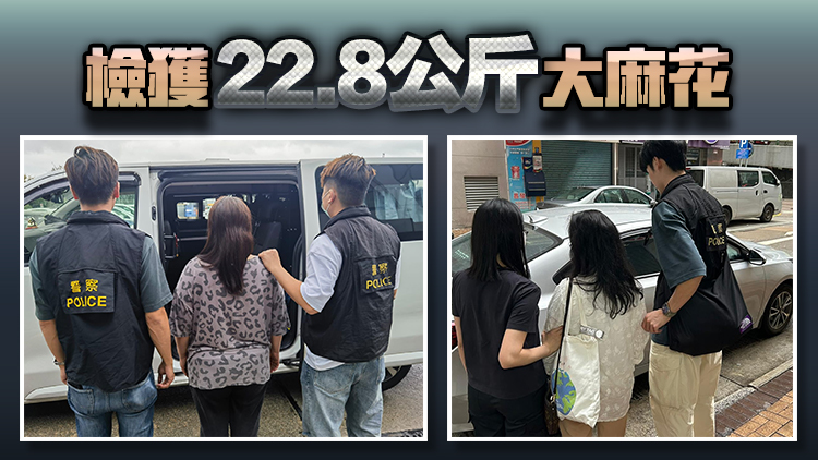 警方機場偵破旅客運毒案 拘2人 檢值490萬毒品