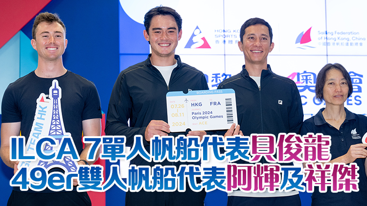 3將取得奧運資格 香港帆船隊27日赴法國集訓