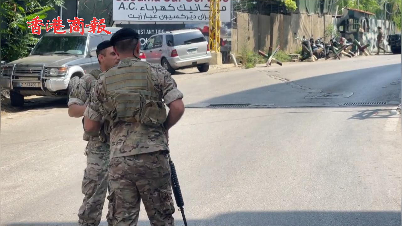 有片丨美國駐黎巴嫩大使館附近發生槍擊 槍手受傷