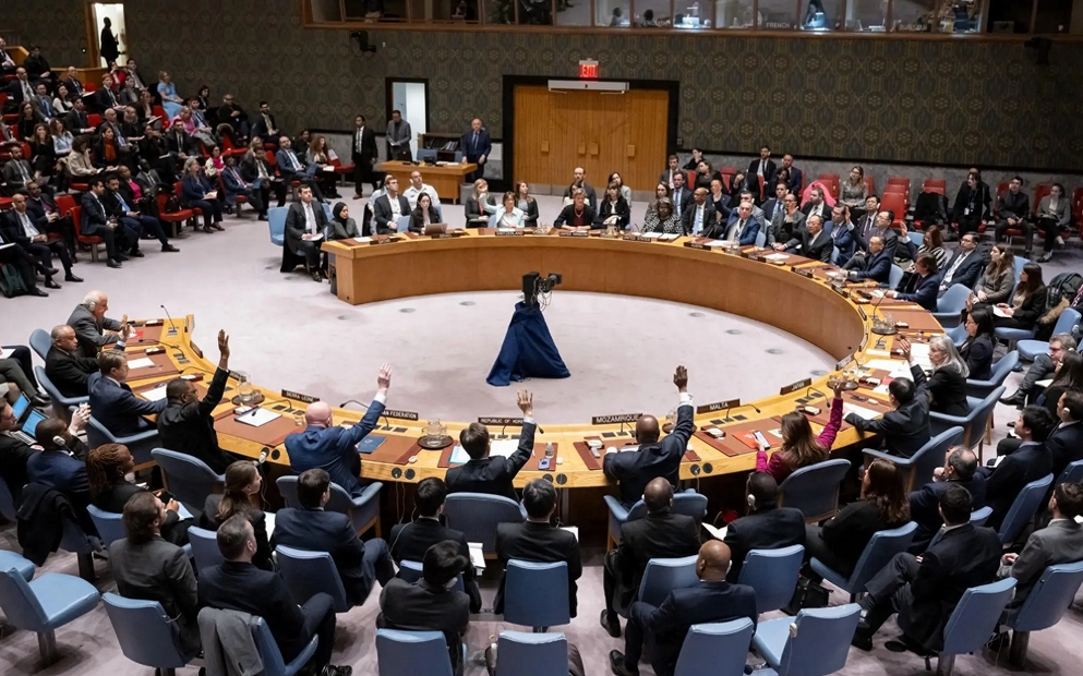 聯合國安理會通過決議呼籲在加沙地带實現停火 
