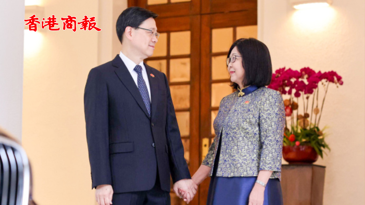 有片丨上任行政長官兩年 李家超感謝太太的支持：「是我最重要的依靠」