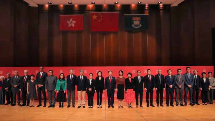 香港大學舉行升旗典禮慶祝香港特別行政區成立27周年