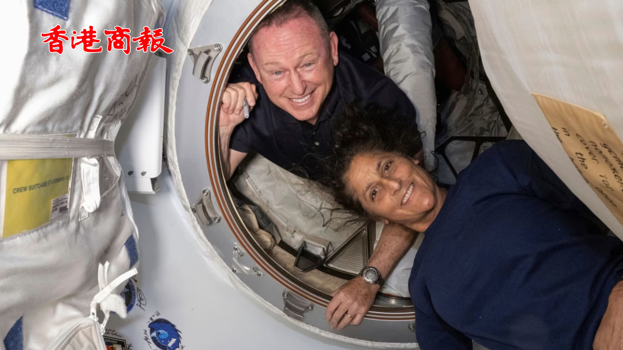 有片丨回歸無期？兩名宇航員困在美國空間站「笑容燦爛」
