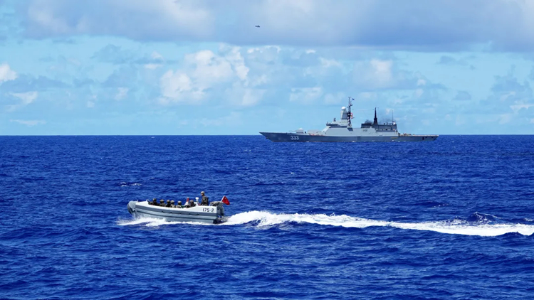 中俄海軍開展第4次海上聯合巡航