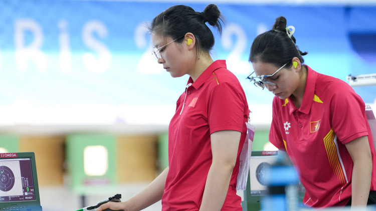巴黎奧運 | 射擊女子10米氣手槍決賽 中國選手分獲第五名和第六名