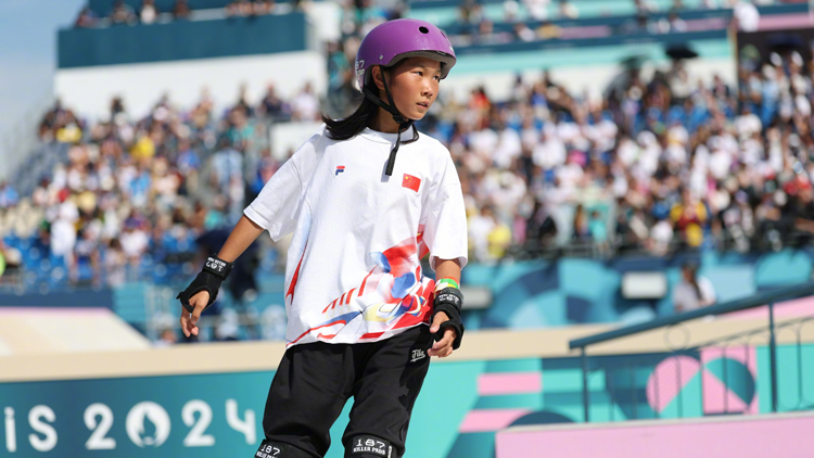 巴黎奧運 | 創造歷史！崔宸曦獲女子滑板街式第四