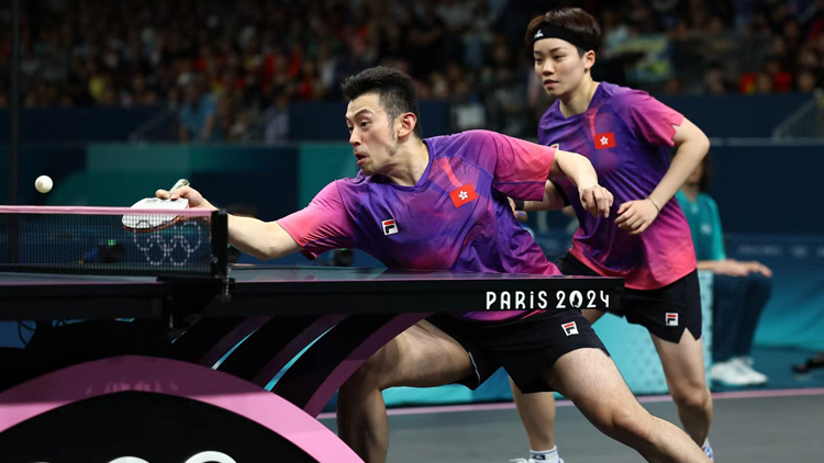 乒乓球混雙銅牌戰 「黃杜配」0:4不敵韓國組合得第四