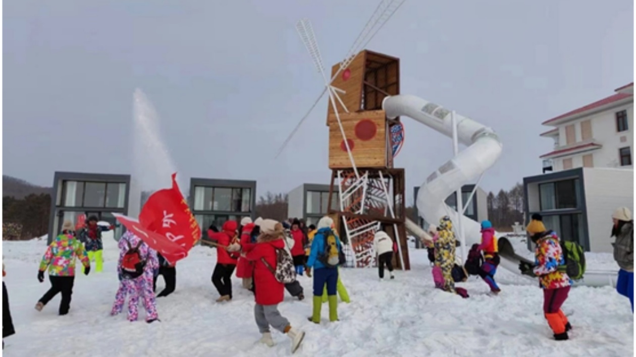 哈市通河縣公安局邀您共賞「警察藍」與「鏵鄉雪」