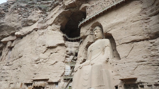 探秘隴中最大石窟  大灣區媒體走進炳靈寺石窟