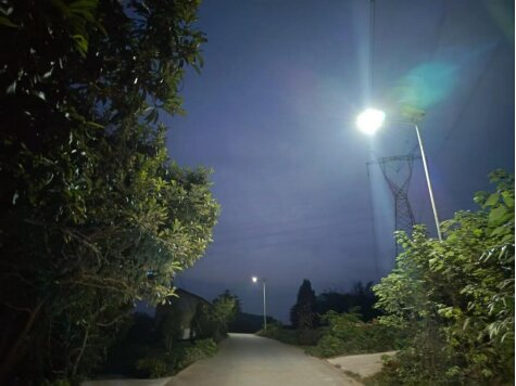 多方聚力傾情為民 四川德陽羅江新裝路燈照亮回家路點亮村民心