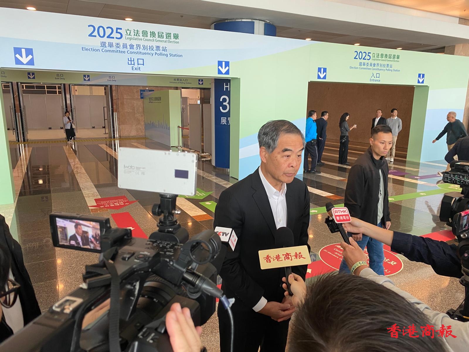 立法會選舉丨梁振英呼籲市民積極投票