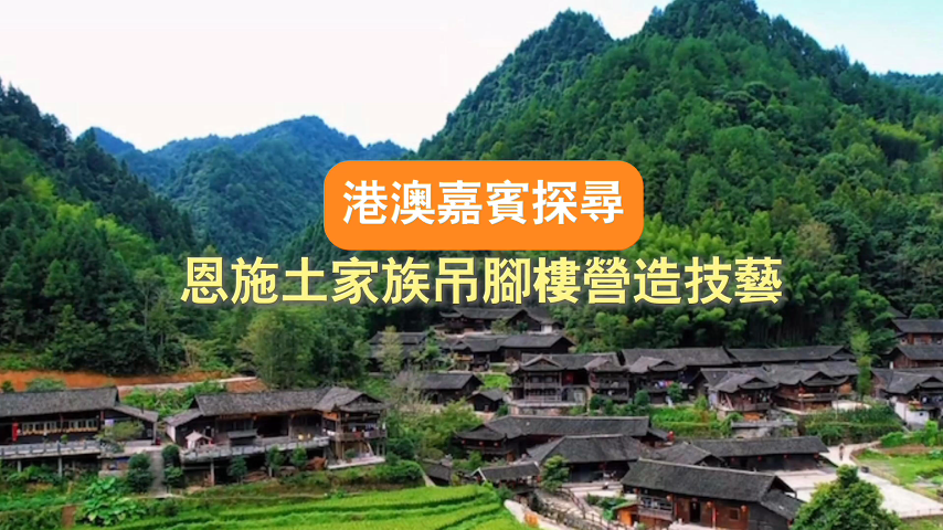 有片丨港澳嘉賓探尋恩施土家族吊腳樓營造技藝