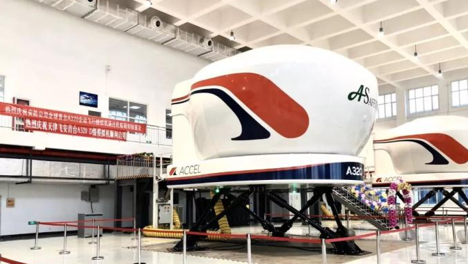 中國製造全動飛行模擬機首次進入歐洲市場 
