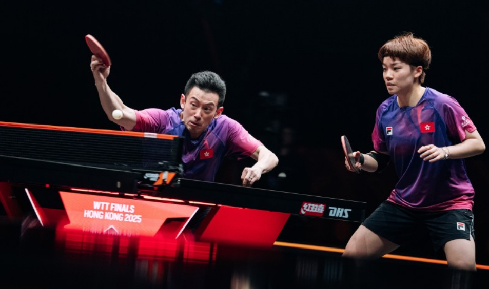 WTT香港總決賽紅館開打 黃杜配混雙首戰落敗