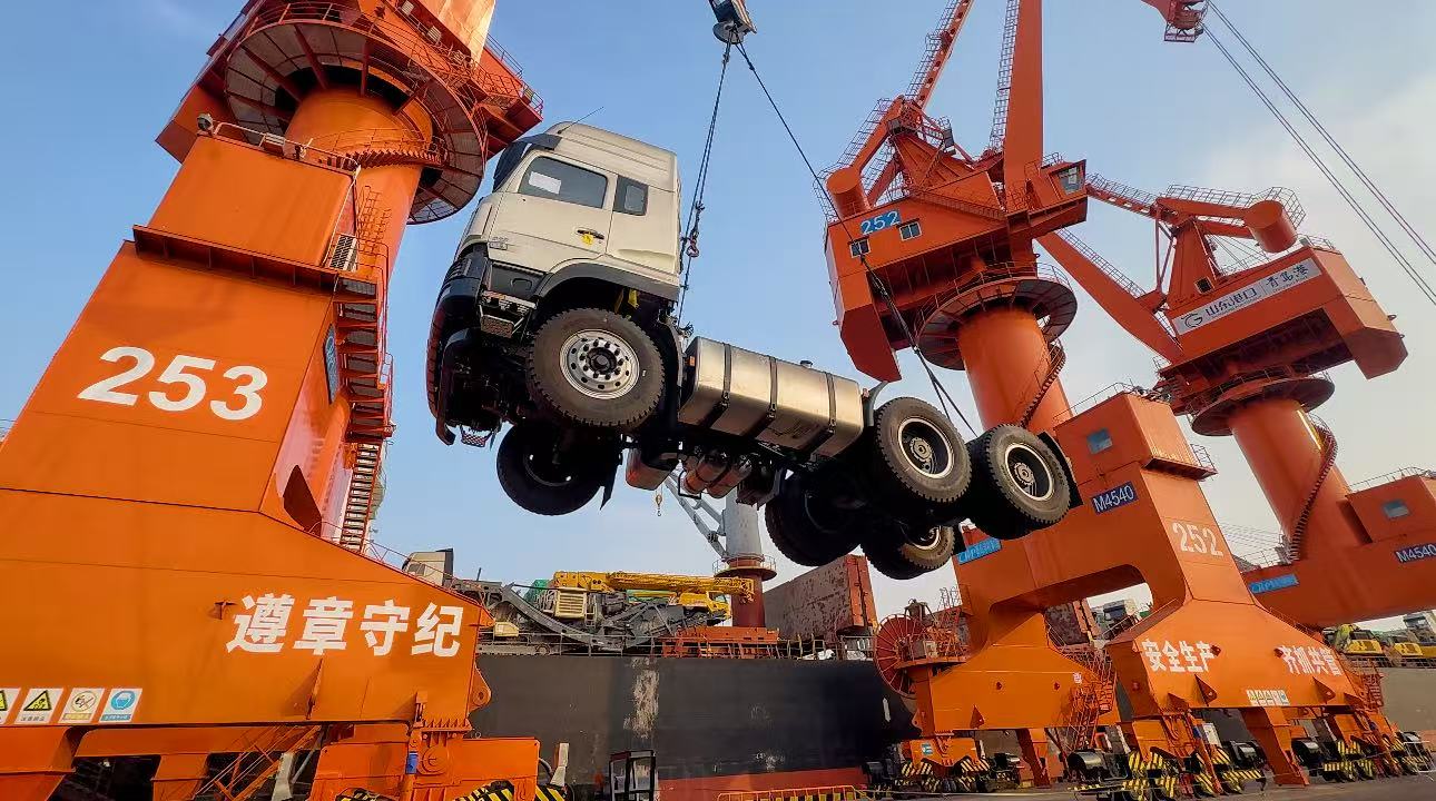 青島港前11個月對非洲出口機械設備吞吐量同比激增168%