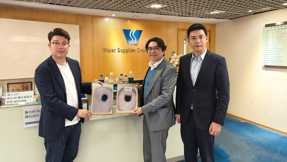 譚鎮國約見水務署長黃恩諾 跟進北區再造水顏色及食水安全 